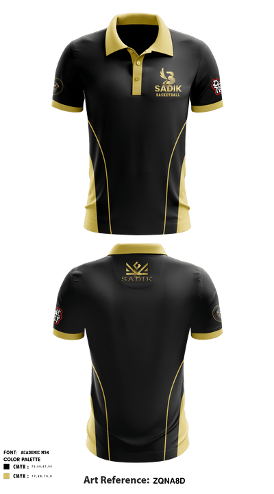 TeamSadik 72066858 Short Sleeve Performance Polo - 1