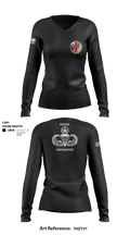 USASOC 89030074 Women's Long Sleeve V-neck Shirt - 1