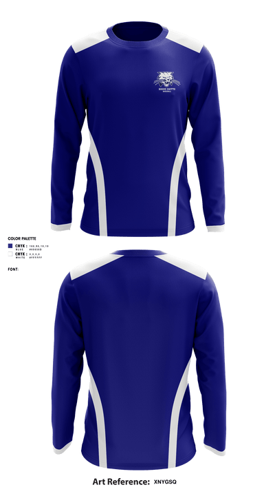 Bogue Chitto Attendance Center Baseball 5622394 Long Sleeve Performance Shirt - 1