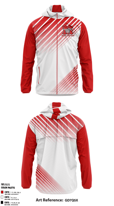 Memorial High School Soccer 20127913 Windbreaker - 1