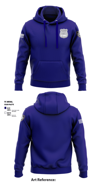 NEW YORK PEACE OFFICERS 85014548 Hoodie - 1