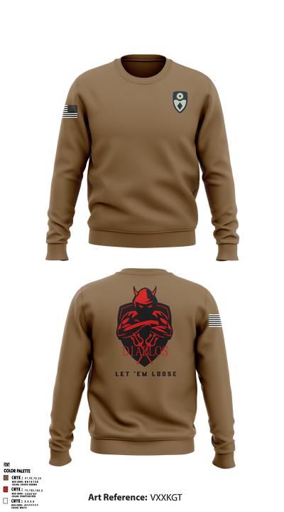 3rd PLT Diablos 55800262 Crew Neck Sweatshirt - 4