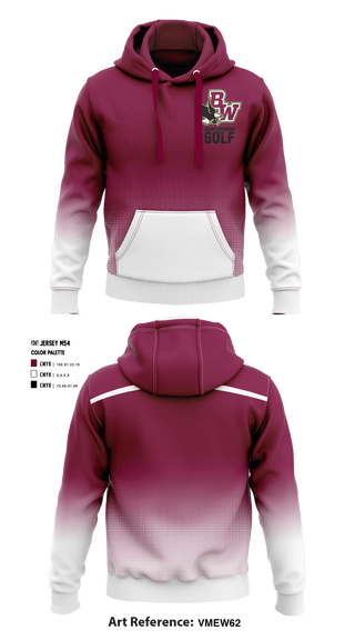 Hoodie, Bishop Watterson High School Golf, Golf, Teamtime, Team time, sublimation, custom sports apparel, team uniforms, spirit wear, spiritwear, sports uniforms, custom shirts, team store, custom team store, fundraiser sports, apparel fundraiser
