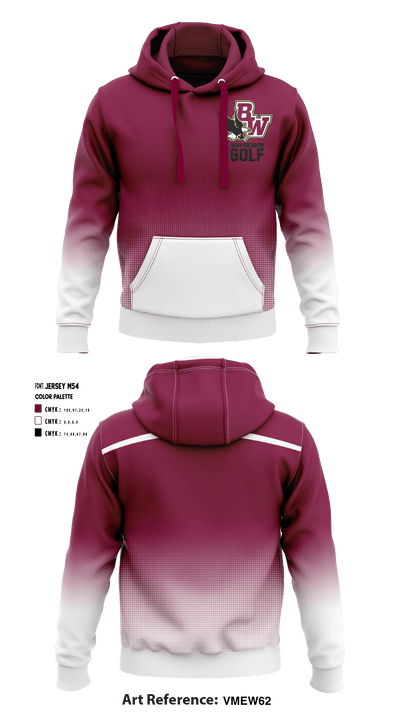 Bishop Watterson High School Golf 77653398 Hoodie - 1