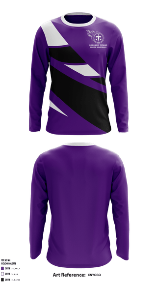 Long Sleeve Performance Shirt, Burbank Titans Youth Football, Football, Teamtime, Team time, sublimation, custom sports apparel, team uniforms, spirit wear, spiritwear, sports uniforms, custom shirts, team store, custom team store, fundraiser sports, apparel fundraiser