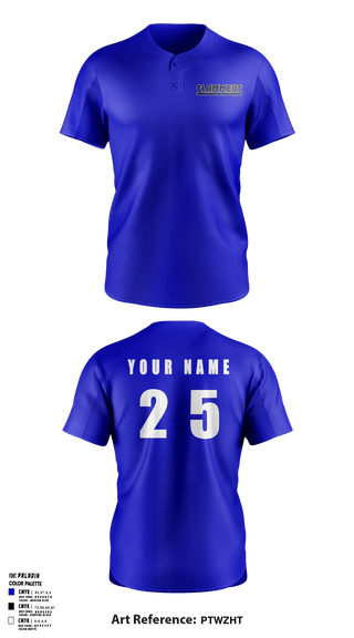 Two Button Softball Jersey, Slammers FP, Softball, Teamtime, Team time, sublimation, custom sports apparel, team uniforms, spirit wear, spiritwear, sports uniforms, custom shirts, team store, custom team store, fundraiser sports, apparel fundraiser