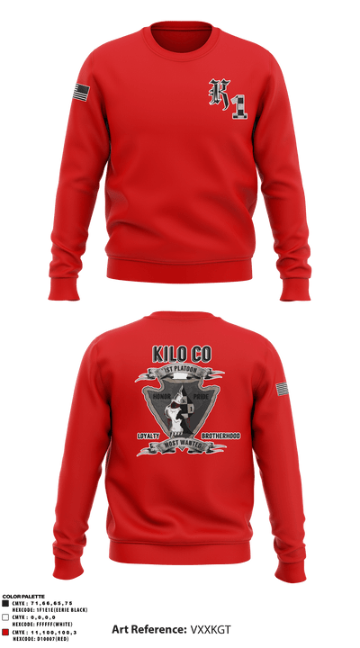 Kilo 3/7 4958967 Crew Neck Sweatshirt - 3