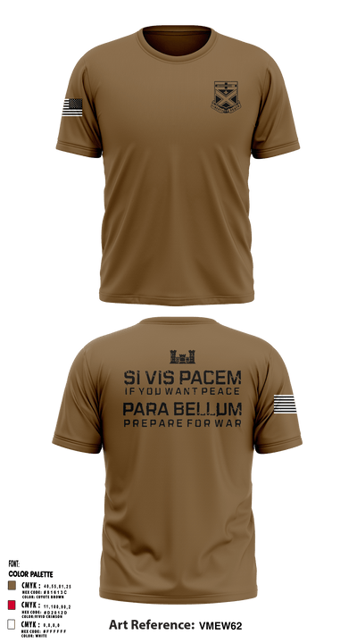 276th Engineer Battalion 45017184 Short Sleeve Performance Shirt - 3