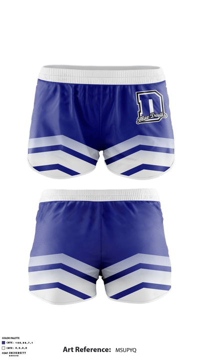 Dolgeville Central High School Basketball 27046931 Track Shorts - 1
