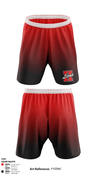 Athletic Shorts With Pockets, Howe Lions, E-Sports, Teamtime, Team time, sublimation, custom sports apparel, team uniforms, spirit wear, spiritwear, sports uniforms, custom shirts, team store, custom team store, fundraiser sports, apparel fundraiser