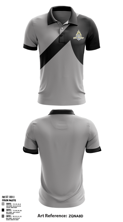 DA HEAT FC 42627716 Short Sleeve Performance Polo - 1