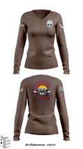 302nd Base Defense Squadron 76268864 Women's Long Sleeve V-neck Shirt - 3