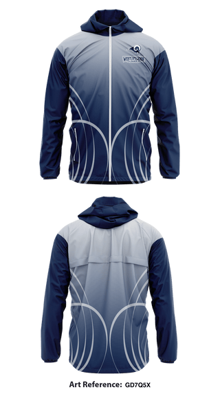 Windbreaker, West St John High School Dance, School Spirit Store, Teamtime, Team time, sublimation, custom sports apparel, team uniforms, spirit wear, spiritwear, sports uniforms, custom shirts, team store, custom team store, fundraiser sports, apparel fundraiser