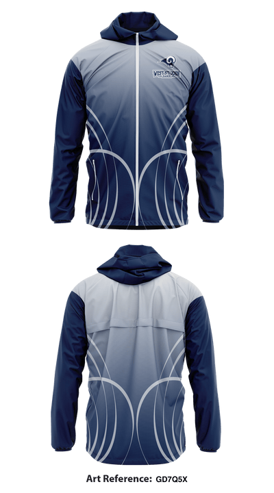 West St John High School Dance 5849449 Windbreaker - 1