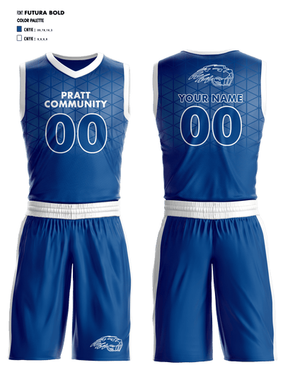 Pratt Community College Basketball 33918301 Basketball Uniform - 1