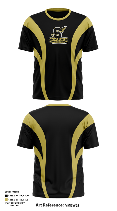 Socastee High School Wrestling 7978381 Short Sleeve Performance Shirt - 1