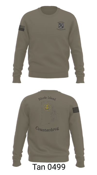 RI Counterdrug 89793472 Crew Neck Sweatshirt - 30