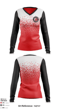 Kroc Swim Academy 64786235 Women's Long Sleeve V-neck Shirt - 1