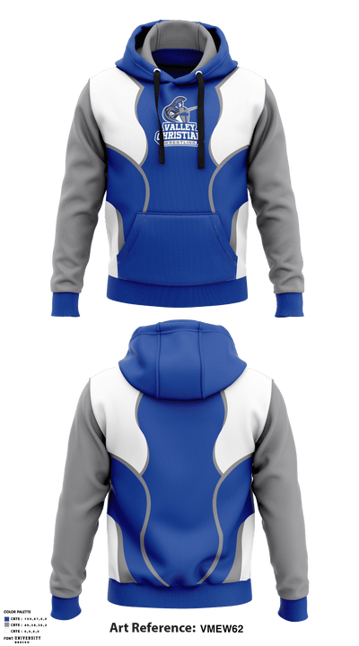 Valley Christian High School Wrestling 60358904 Hoodie - 1