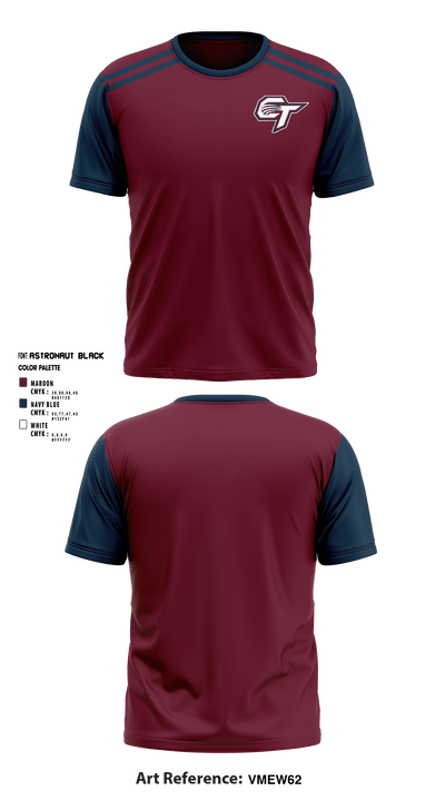 Cherokee Trail High School 84677483 Short Sleeve Performance Shirt - 1
