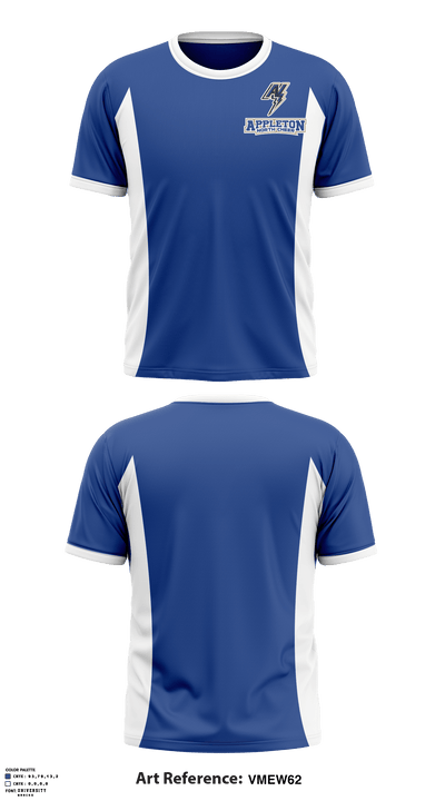 Appleton North High School Cheer 53484450 Short Sleeve Performance Shirt - 1