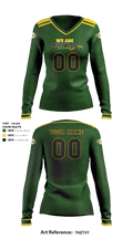 Rogue River Lady Chieftain Volleyball 10532973 Women's Long Sleeve V-neck Shirt - 1