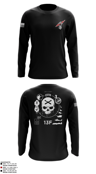 3-7 FA 58197923 Long Sleeve Performance Shirt - 1
