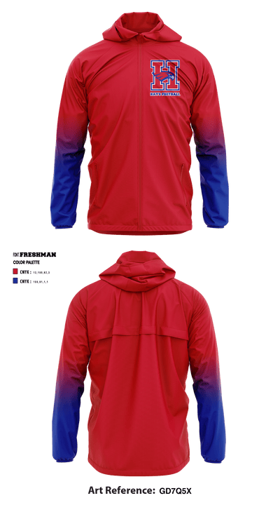 Hays High School Football 16072760 Windbreaker - 1