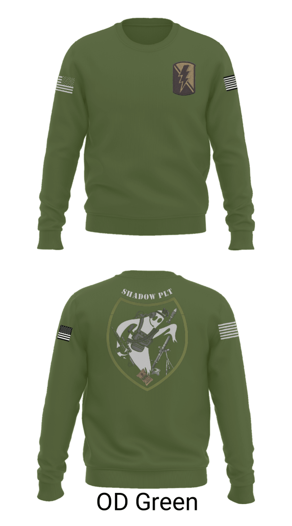 Crew Neck Sweatshirt, , Army, Teamtime, Team time, sublimation, custom sports apparel, team uniforms, spirit wear, spiritwear, sports uniforms, custom shirts, team store, custom team store, fundraiser sports, apparel fundraiser