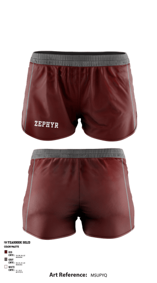 Women's Shorts, ZEPHYR, Track & Field, Teamtime, Team time, sublimation, custom sports apparel, team uniforms, spirit wear, spiritwear, sports uniforms, custom shirts, team store, custom team store, fundraiser sports, apparel fundraiser