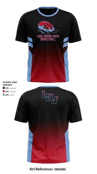 Short Sleeve Shooting Shirt, Lake Buena Vista High School Basketball, Men's Basketball, Teamtime, Team time, sublimation, custom sports apparel, team uniforms, spirit wear, spiritwear, sports uniforms, custom shirts, team store, custom team store, fundraiser sports, apparel fundraiser