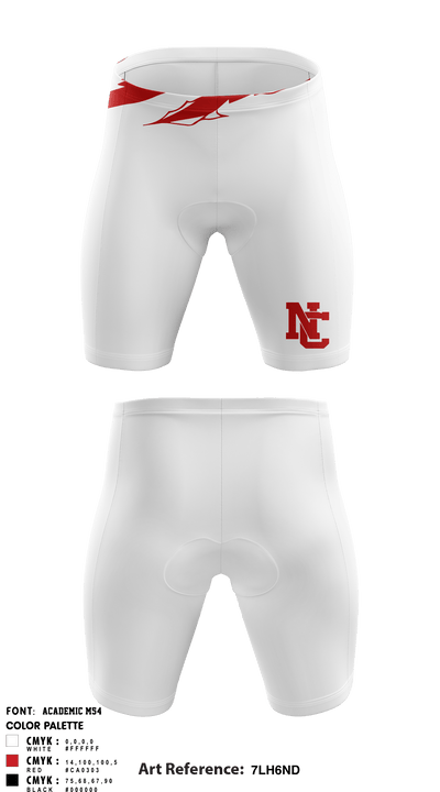 North Central Panthers Volleyball 84585356 Men's Compression Shorts - 2