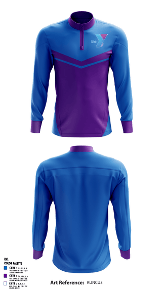 Quarter Zip Jacket, Park South Family YMCA, Spirit Store, Teamtime, Team time, sublimation, custom sports apparel, team uniforms, spirit wear, spiritwear, sports uniforms, custom shirts, team store, custom team store, fundraiser sports, apparel fundraiser