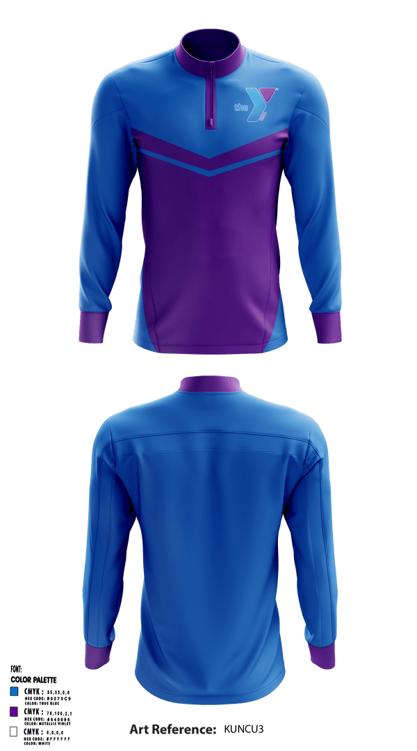 Quarter Zip Jacket, Park South Family YMCA, Spirit Store, Teamtime, Team time, sublimation, custom sports apparel, team uniforms, spirit wear, spiritwear, sports uniforms, custom shirts, team store, custom team store, fundraiser sports, apparel fundraiser