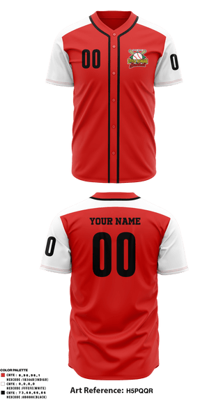 Two Button Baseball Jersey, North Henry Youth Baseball Association, Baseball, Teamtime, Team time, sublimation, custom sports apparel, team uniforms, spirit wear, spiritwear, sports uniforms, custom shirts, team store, custom team store, fundraiser sports, apparel fundraiser