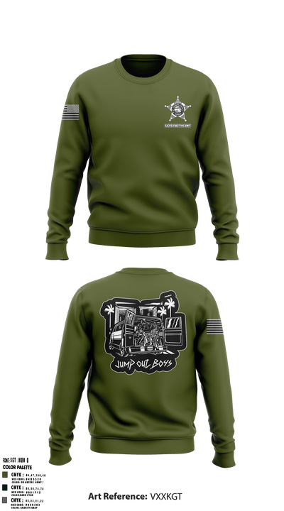 JCPD Fugitive Unit 24764007 Crew Neck Sweatshirt - 2