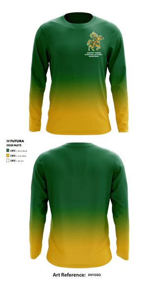 Long Sleeve Shooting Shirt, Harvest Temple Christian Academy Junior High School Basketball, Men's Basketball, Teamtime, Team time, sublimation, custom sports apparel, team uniforms, spirit wear, spiritwear, sports uniforms, custom shirts, team store, custom team store, fundraiser sports, apparel fundraiser