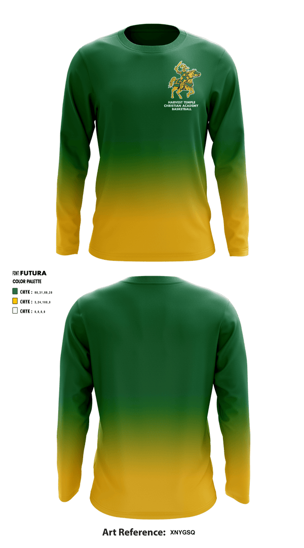Long Sleeve Shooting Shirt, Harvest Temple Christian Academy Junior High School Basketball, Men's Basketball, Teamtime, Team time, sublimation, custom sports apparel, team uniforms, spirit wear, spiritwear, sports uniforms, custom shirts, team store, custom team store, fundraiser sports, apparel fundraiser