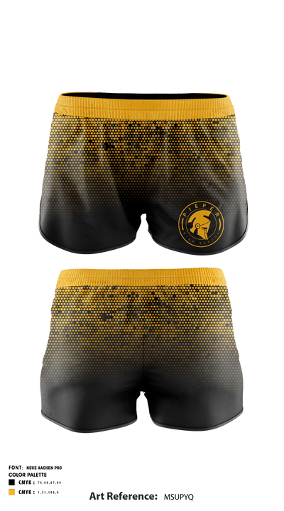 Pieper High School Cross Country 70107216 Track Shorts - 1