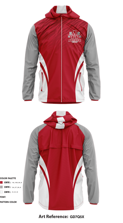 Archer Athletic Association 85302557 Windbreaker - 4