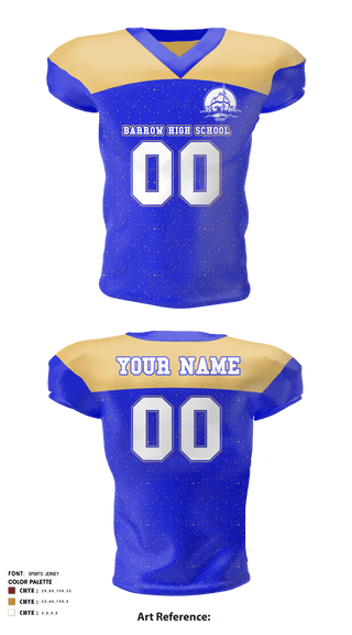 Football Jersey, Barrow High School football, Football, Teamtime, Team time, sublimation, custom sports apparel, team uniforms, spirit wear, spiritwear, sports uniforms, custom shirts, team store, custom team store, fundraiser sports, apparel fundraiser