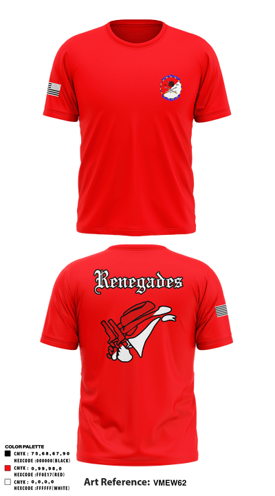 Alpha Troop 2-6 Cav Renegades 60114489 Short Sleeve Performance Shirt - 2