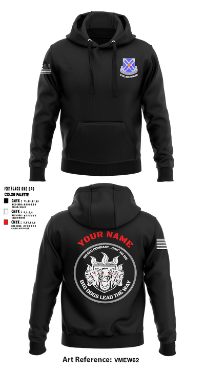 Bravo, 305th MI BN 32687381 Hoodie - 2