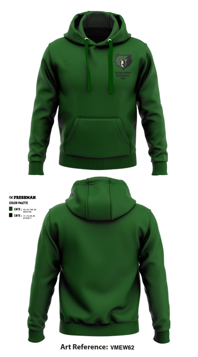 Newfound Regional High School Ski 67626251 Hoodie - 1