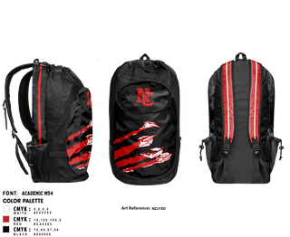 Gear Bag, North Central Panthers Volleyball, Women's Volleyball, Teamtime, Team time, sublimation, custom sports apparel, team uniforms, spirit wear, spiritwear, sports uniforms, custom shirts, team store, custom team store, fundraiser sports, apparel fundraiser