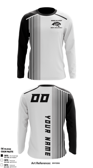 Long Sleeve Performance Shirt, Savannah Arts Academy Volleyball, Men's Volleyball, Teamtime, Team time, sublimation, custom sports apparel, team uniforms, spirit wear, spiritwear, sports uniforms, custom shirts, team store, custom team store, fundraiser sports, apparel fundraiser