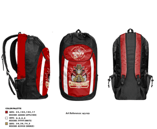 Gear Bag, CC Niners, Football, Teamtime, Team time, sublimation, custom sports apparel, team uniforms, spirit wear, spiritwear, sports uniforms, custom shirts, team store, custom team store, fundraiser sports, apparel fundraiser
