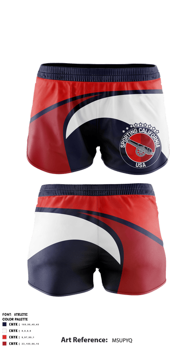 Sporting California 68740545 Women's Shorts - 1