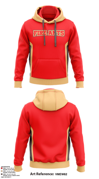 Hoodie, Fire Ants, Men's Basketball, Teamtime, Team time, sublimation, custom sports apparel, team uniforms, spirit wear, spiritwear, sports uniforms, custom shirts, team store, custom team store, fundraiser sports, apparel fundraiser