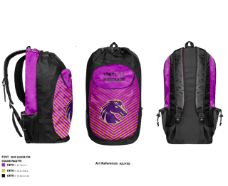 Gear Bag, Temecula Mustangs, Football, Teamtime, Team time, sublimation, custom sports apparel, team uniforms, spirit wear, spiritwear, sports uniforms, custom shirts, team store, custom team store, fundraiser sports, apparel fundraiser